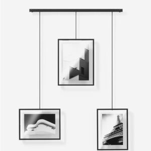 Umbra Exhibit 3 Wall Frame Display - Brand New in box BLACK